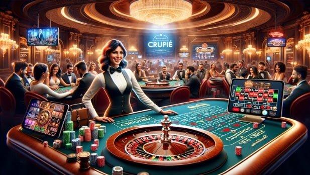 Antarmuka aplikasi exo toto di layar Android menampilkan pasar Liga 1 dan live dealer games